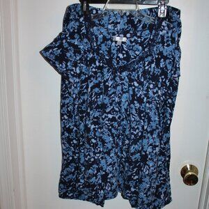Secret Treasures 2-pc Capri Pants Pajamas - Blue Print